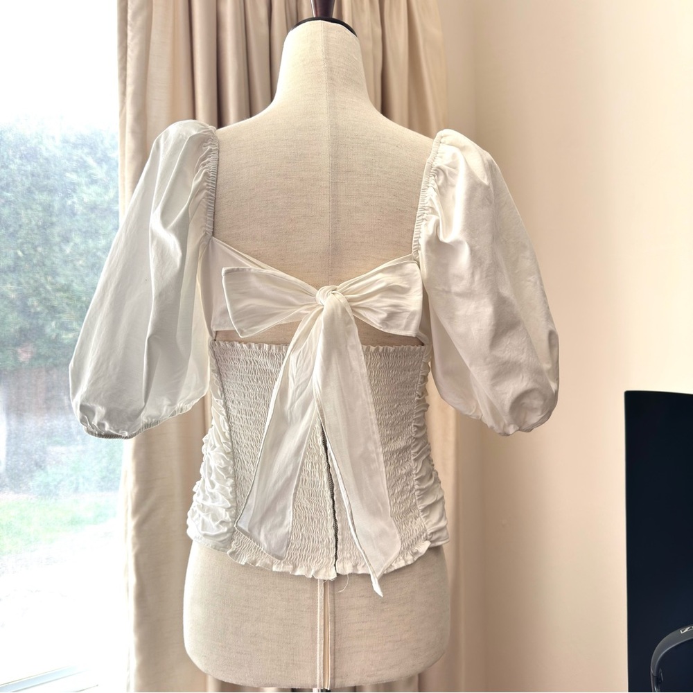 Reformation Barry Top 10 White - Picture 6 of 13